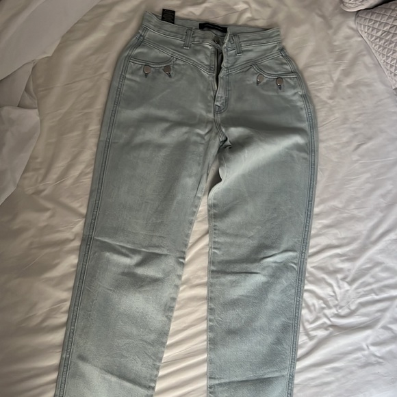 Perfect condition J BRAND x Elsa Hosk Playday Jeans In Holiday Blue - Picture 2 of 7
